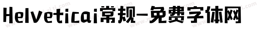 Helveticai常规字体转换