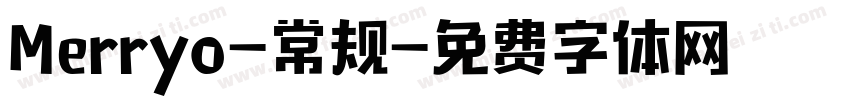 Merryo-常规字体转换