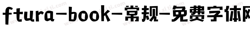 ftura-book-常规字体转换