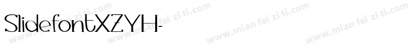 SlidefontXZYH字体转换