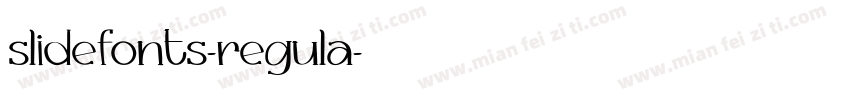 slidefonts-regula字体转换