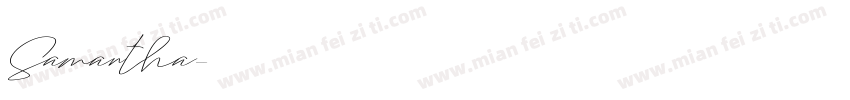 Samantha字体转换
