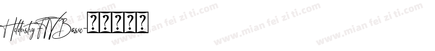 HeldustryFTVBasic字体转换