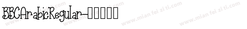 BBCArabicRegular字体转换