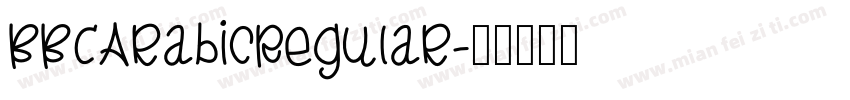 BBCArabicRegular字体转换