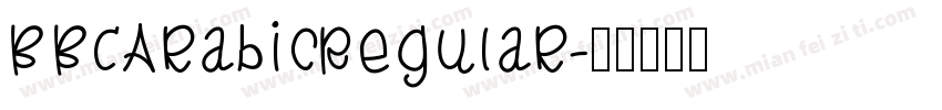 BBCArabicRegular字体转换