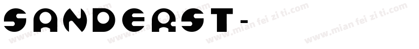 Sanderst字体转换