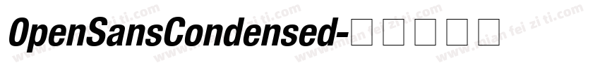 0penSansCondensed字体转换