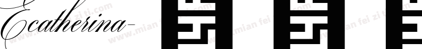 Ecatherina字体转换