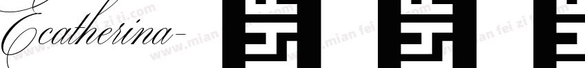 Ecatherina字体转换