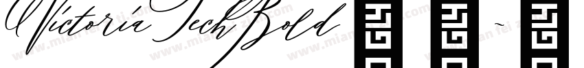 VictoriaTechBold字体字体转换