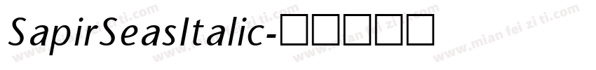 SapirSeasItalic字体转换