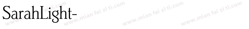 SarahLight字体转换