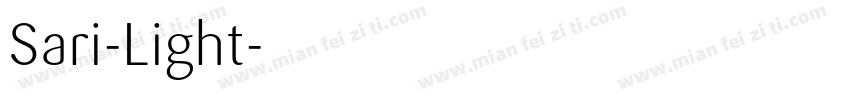 Sari-Light字体转换