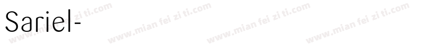 Sariel字体转换