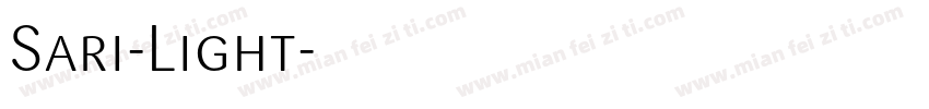 Sari-Light字体转换