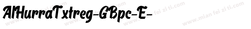 AlHurraTxtreg-GBpc-E字体转换