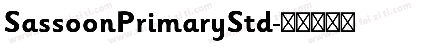 SassoonPrimaryStd字体转换