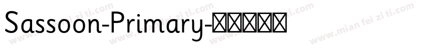 Sassoon-Primary字体转换