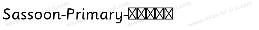 Sassoon-Primary字体转换