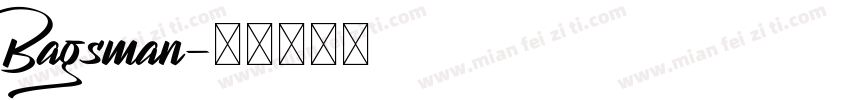 Bagsman字体转换