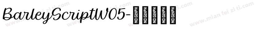 BarleyScriptW05字体转换