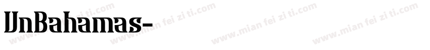 VnBahamas字体转换