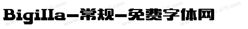 Bigilla-常规字体转换
