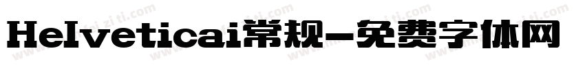 Helveticai常规字体转换