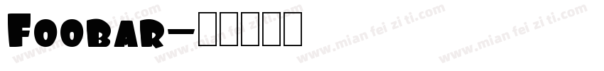 Foobar字体转换