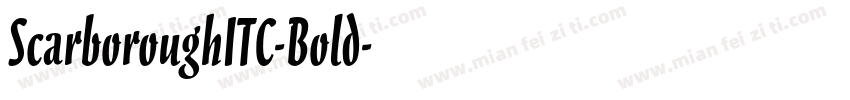 ScarboroughITC-Bold字体转换