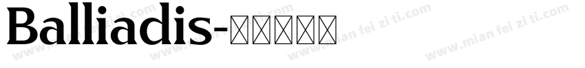 Balliadis字体转换