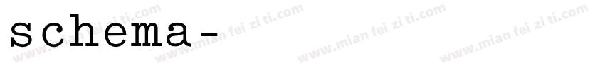 schema字体转换