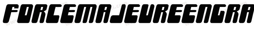 ForceMajeureEngravedItalic-xeB5字体转换