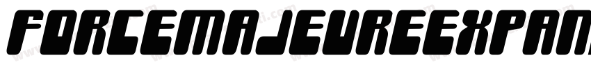 ForceMajeureExpandedItalic-D2q1字体转换