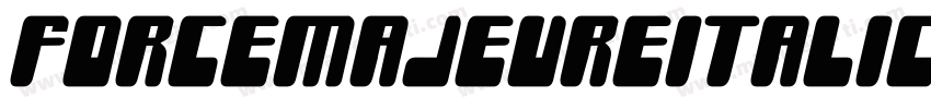 ForceMajeureItalic-G9GD字体转换