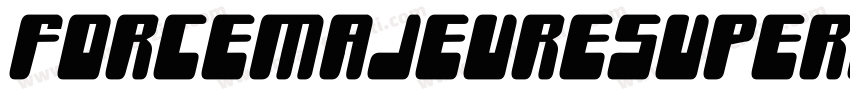 ForceMajeureSuperItalic-lvAy字体转换