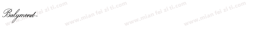 Balymond字体转换