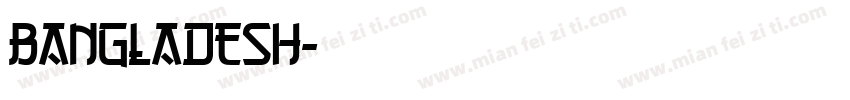 Bangladesh字体转换