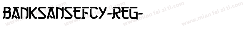 banksansefcy-reg字体转换