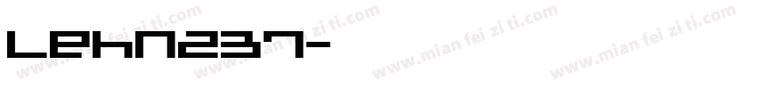 LEHN237字体转换