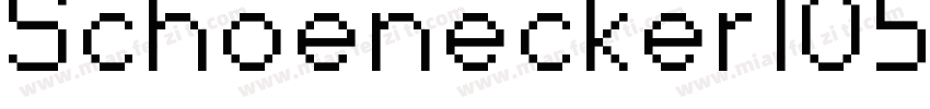 Schoenecker1055字体转换