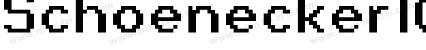 Schoenecker1066字体转换