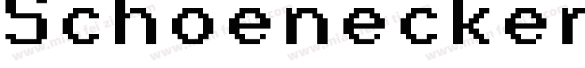 Schoenecker1066字体转换