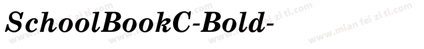 SchoolBookC-Bold字体转换
