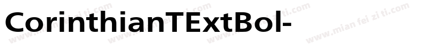 CorinthianTExtBol字体转换