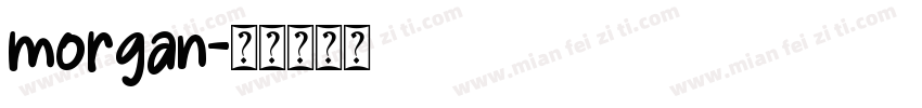 morgan字体转换