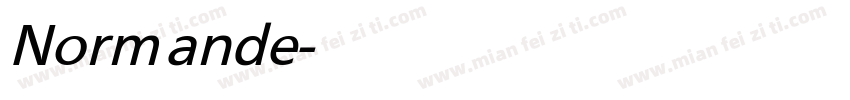Normande字体转换