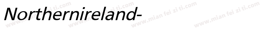 Northernireland字体转换