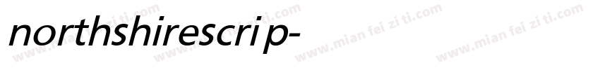 northshirescrip字体转换